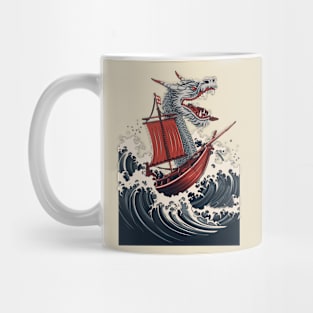 Nautical Dragon Adventure Mug